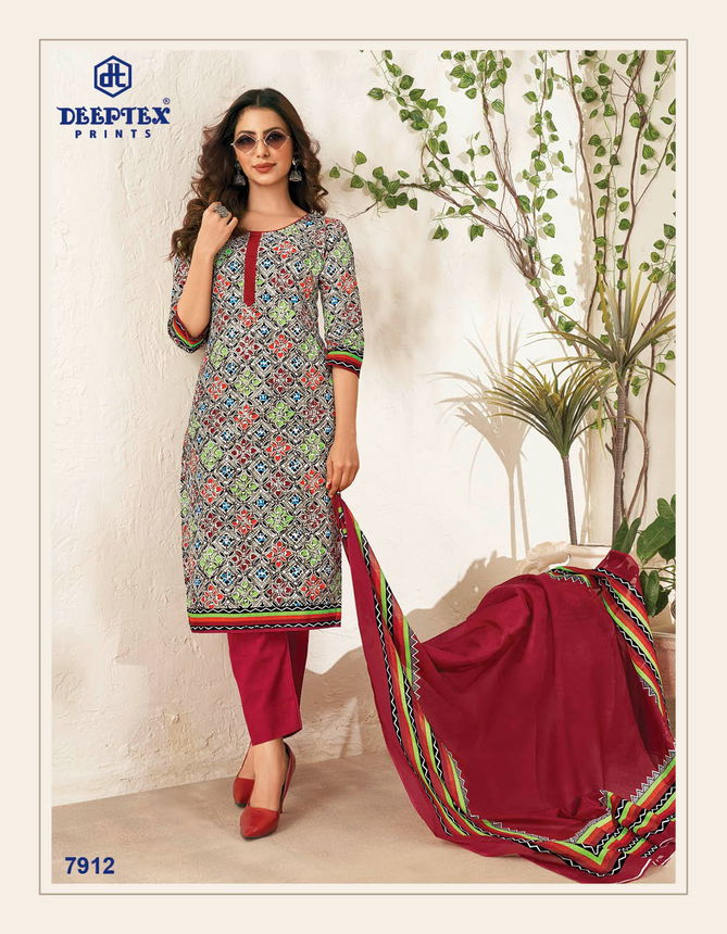 Miss India Vol 79 By Deeptex Cotton Dress Material Catalog